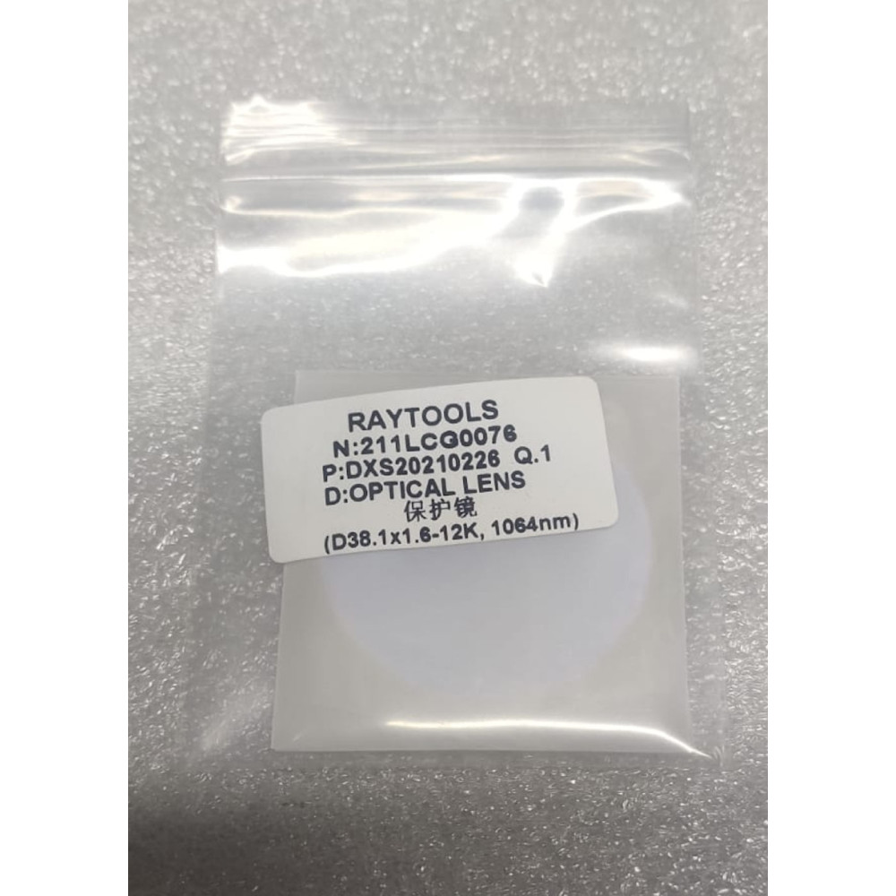 RAYTOOLS KAFA ÜST KORUMA LENSİ D38.1x1.6 RAYTOOLS KAFA ÜST KORUMA LENSİ D38.1x1.6