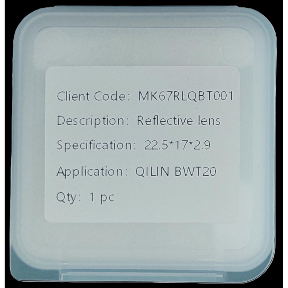 QILIN BWT20 22.5x18x2.9 Reflective Lens