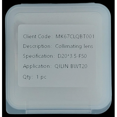 QILIN BWT20-D20T3.5 F50 Collimating Lens
